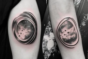 Galaxy tattoo idea