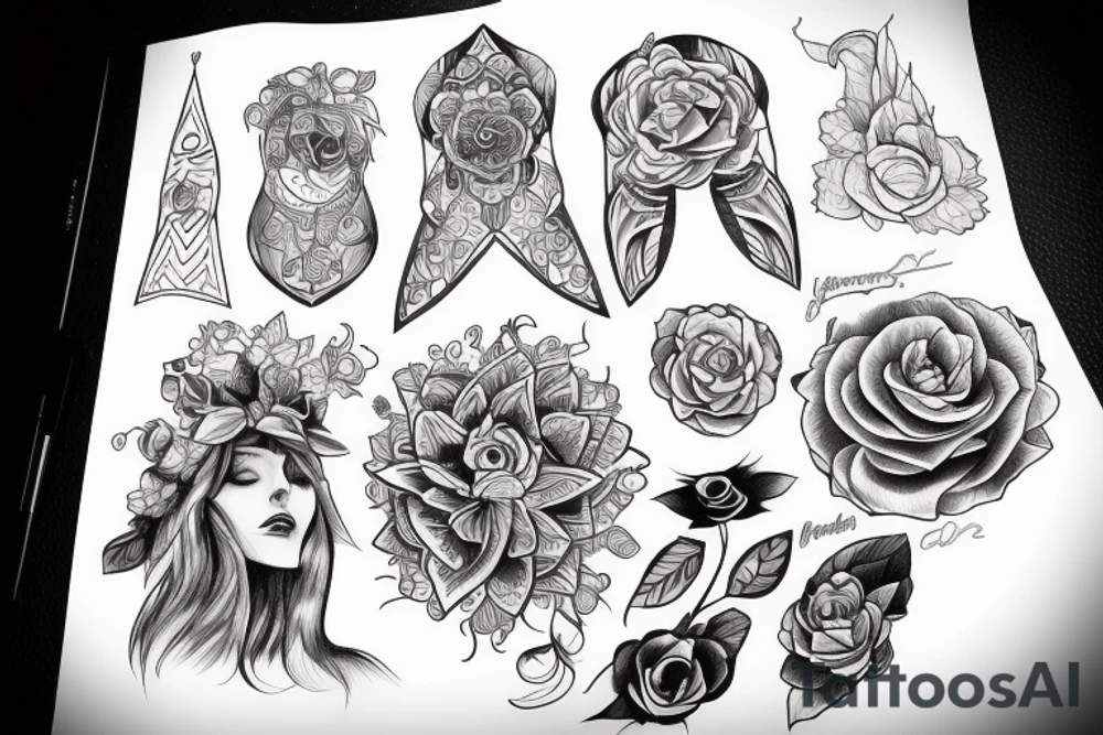 Крест tattoo idea