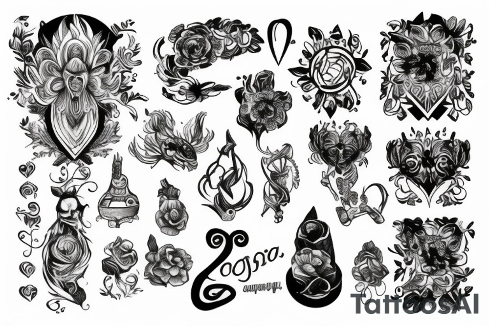 Крест tattoo idea