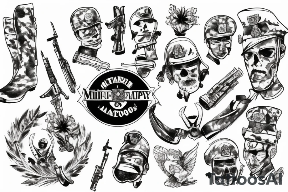 Military tattoo idea
