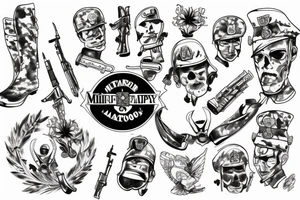 Military tattoo idea