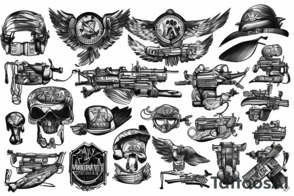 Military tattoo idea