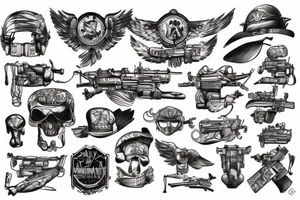 Military tattoo idea