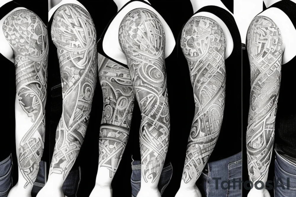 full sleeve tattoo idea