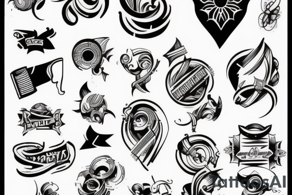 Bicep tattoo idea