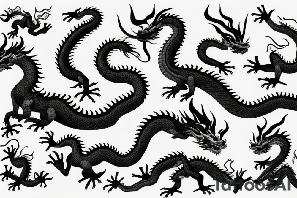 Chinesse dragon tattoo idea