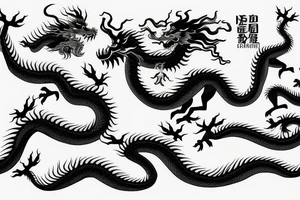 Chinesse dragon tattoo idea
