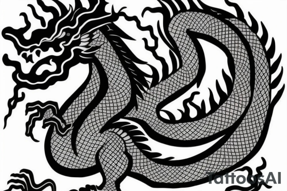 chinesse dragon for a tatto tattoo idea