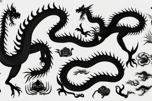 chinesse dragon tattoo idea