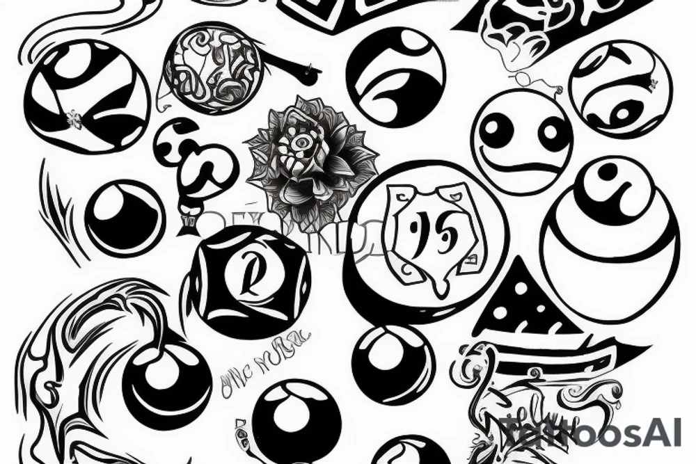 8 ball tattoo idea