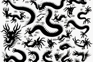 chinesse dragon tattoo idea