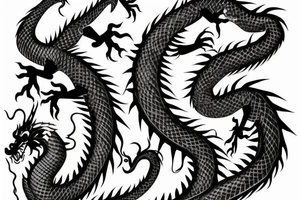 chinesse dragon tattoo idea