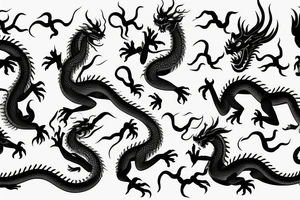chinesse dragon tattoo idea