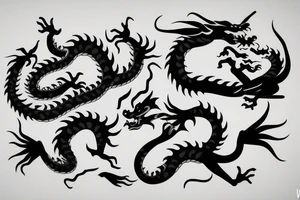 chinesse dragon tattoo idea
