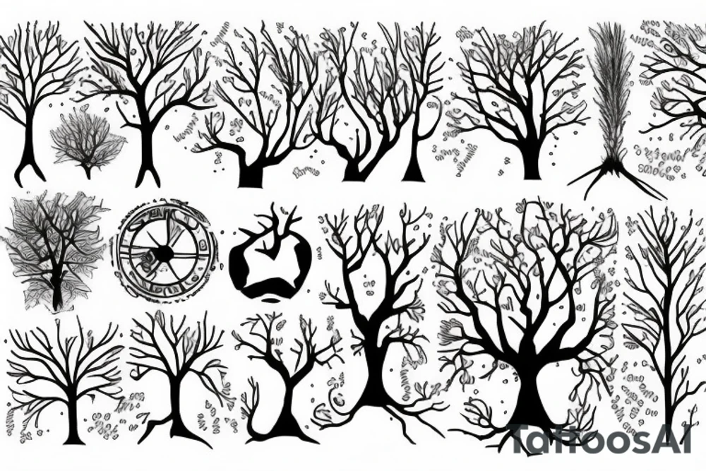 trees tattoo idea