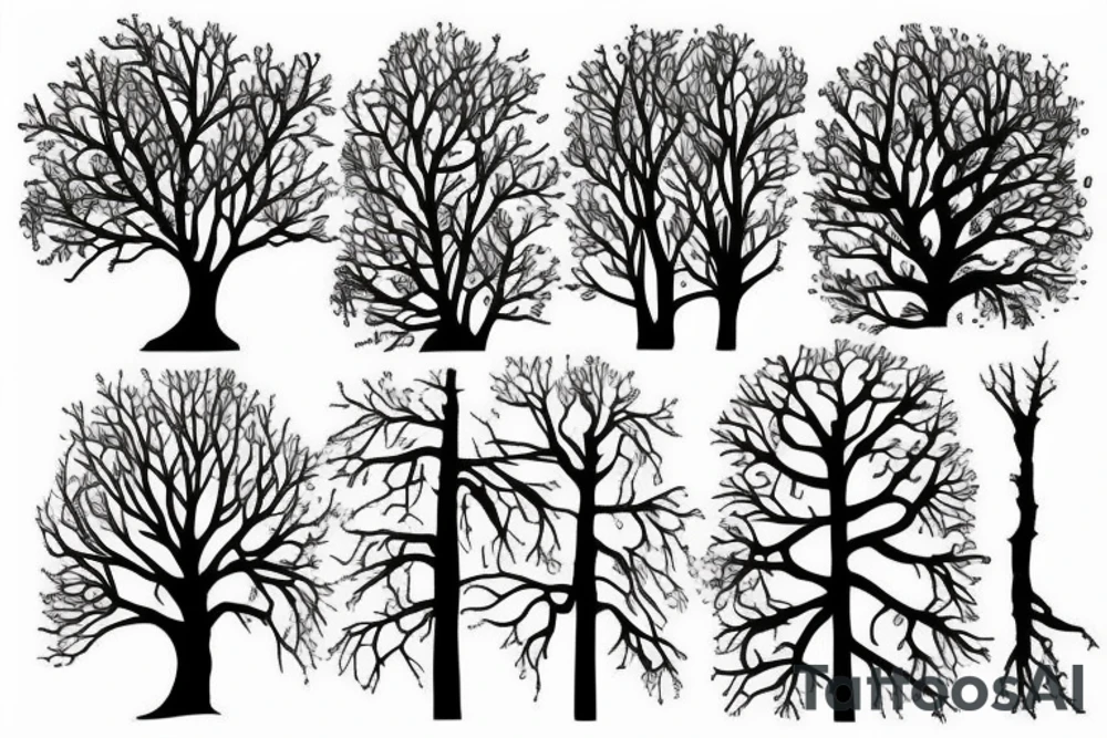 trees tattoo idea
