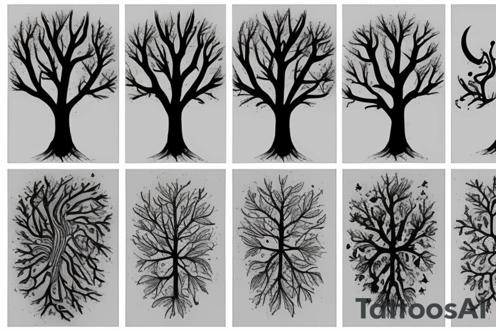 trees tattoo idea