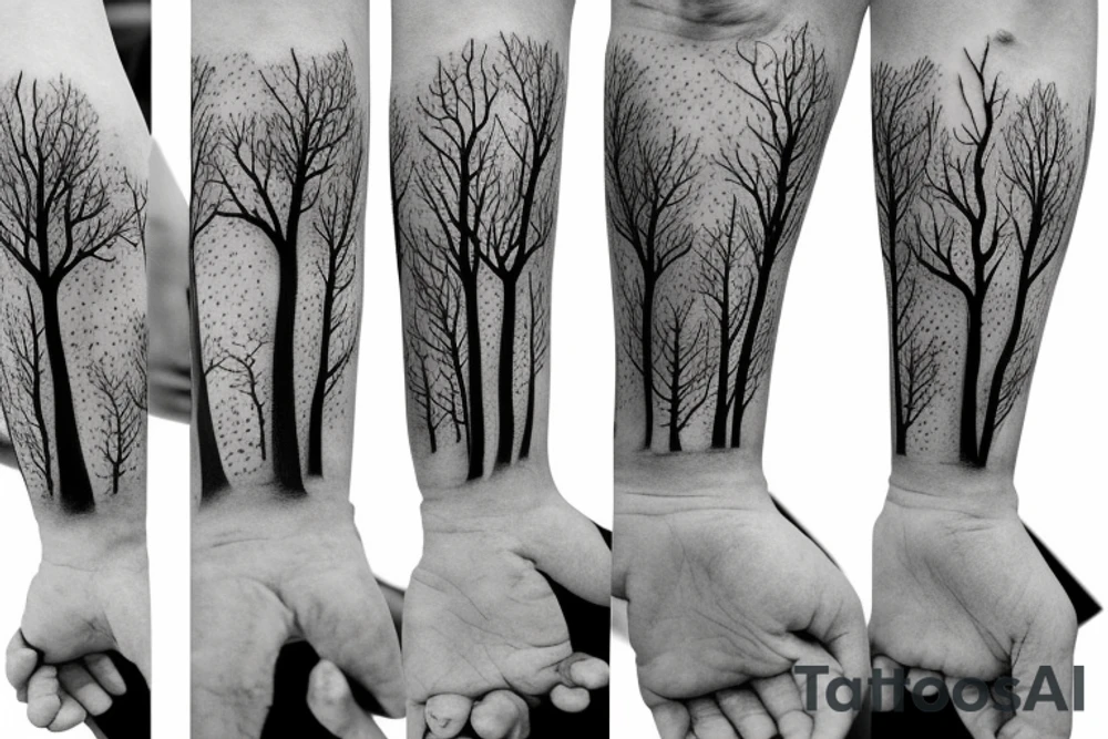 trees tattoo idea