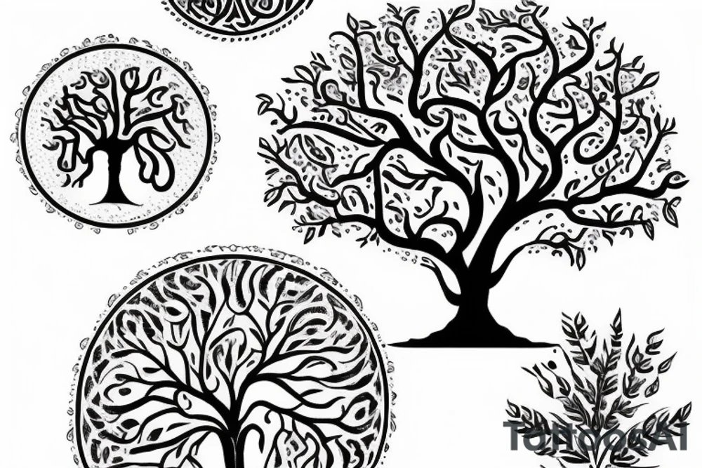 tree of life tattoo idea