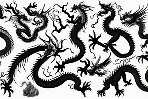 chinesse dragon tattoo idea