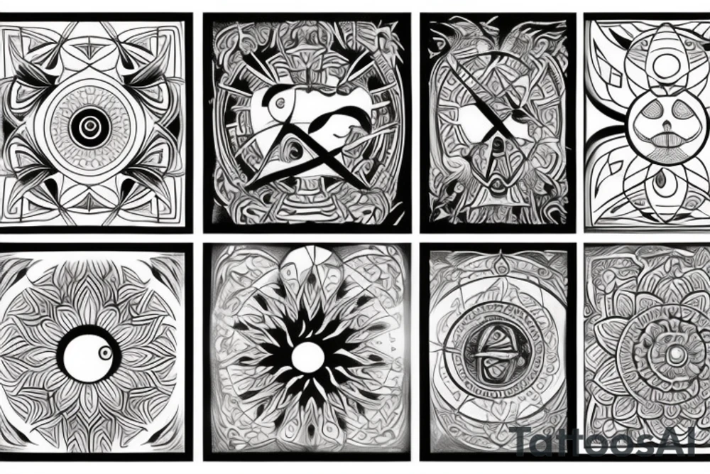 Luna y sol tattoo idea