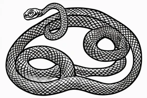 a vertical sword with a snake wrapped around it once tattoo idea