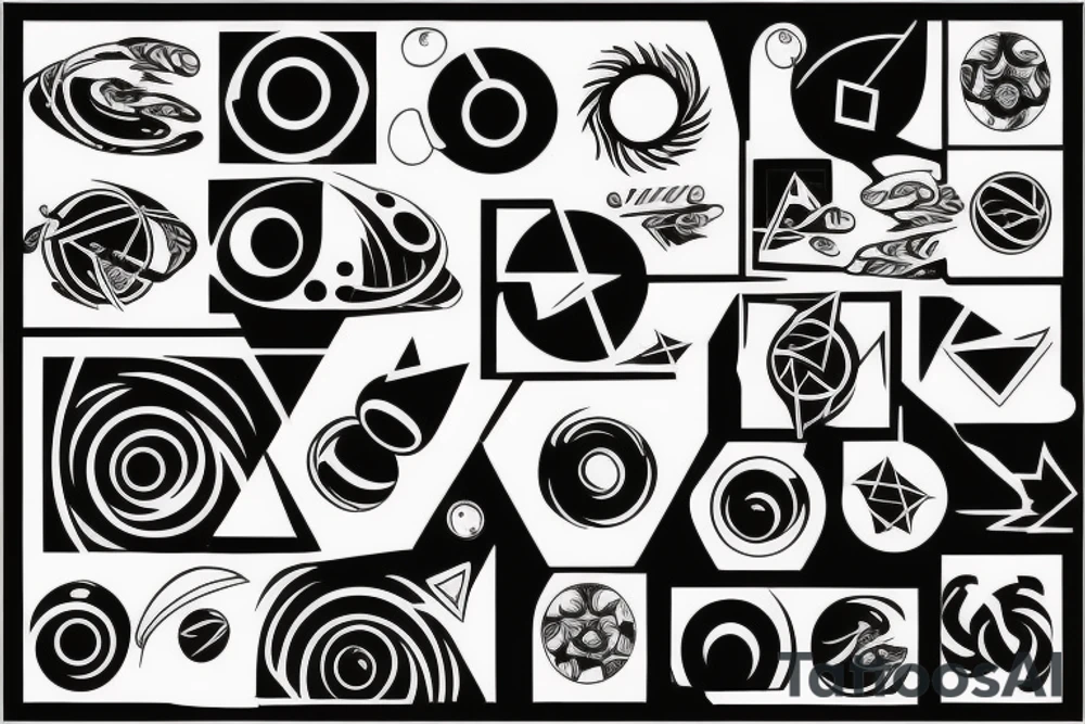 Black hole tattoo idea