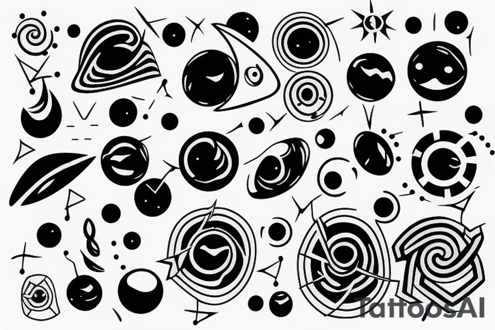 Black hole tattoo idea
