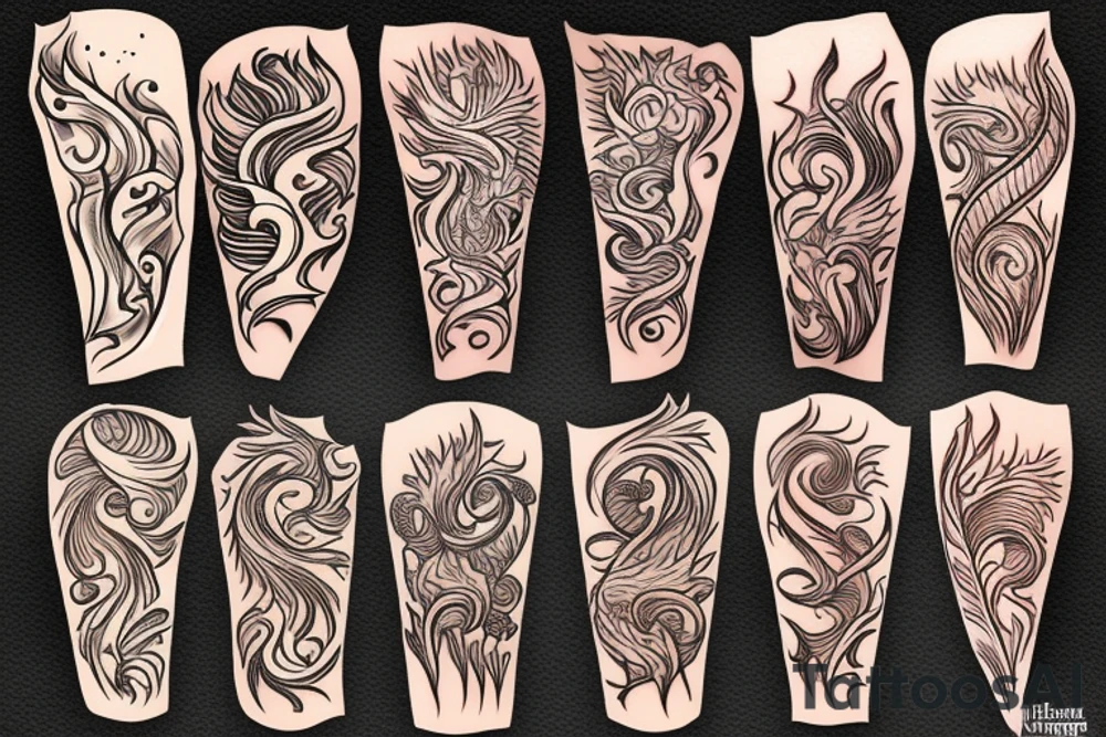 flame tattoo idea