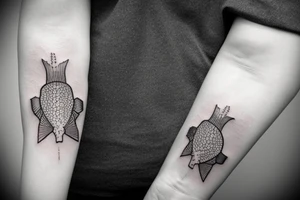 salmon tattoo idea