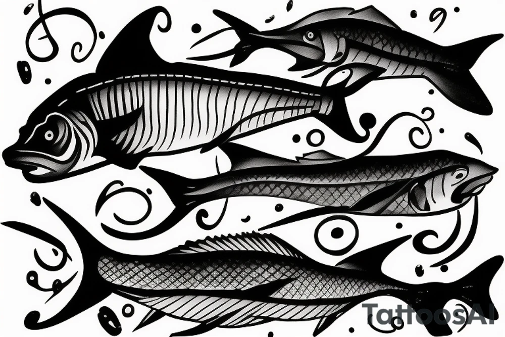 marlin tattoo idea