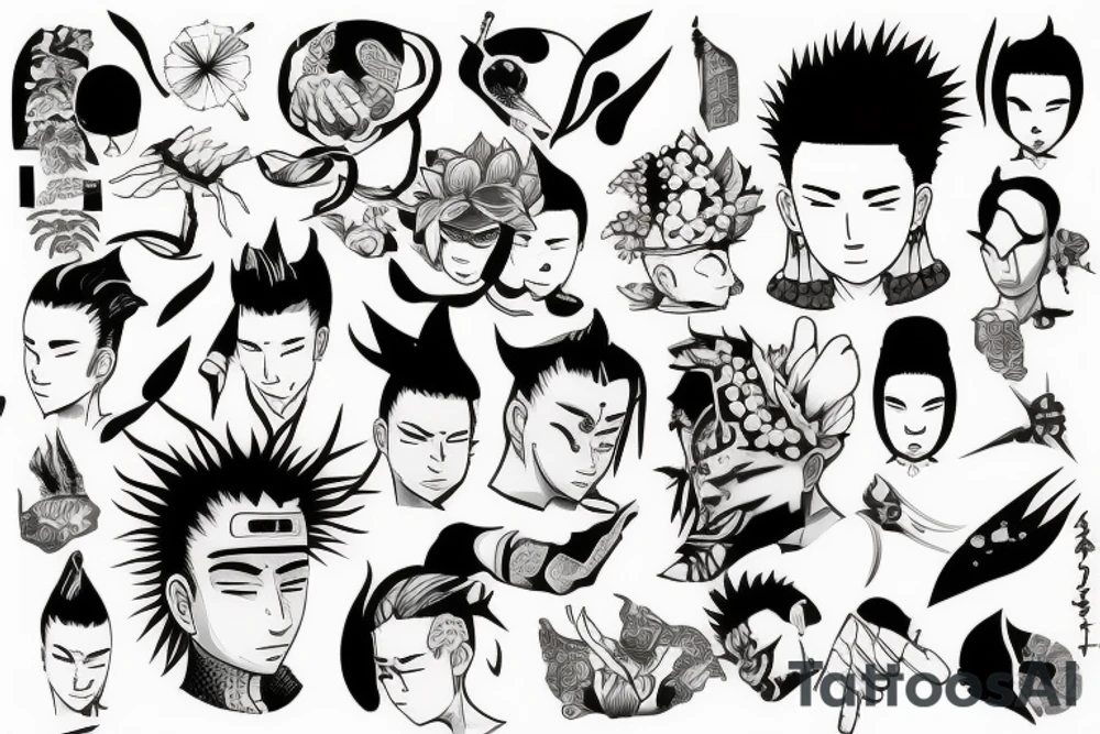 shikamaru nara tattoo idea