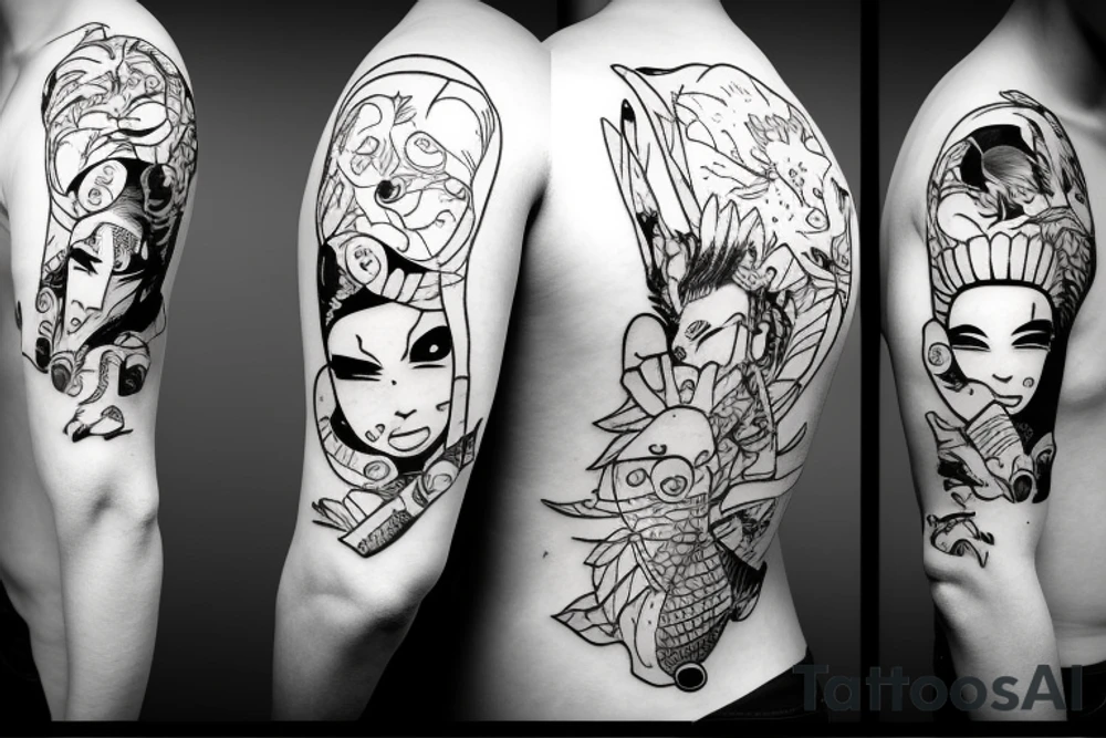 shikamaru nara tattoo idea