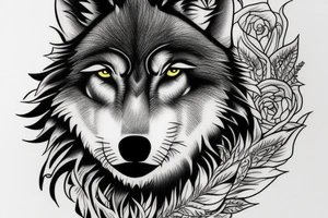 A Wolf tattoo idea