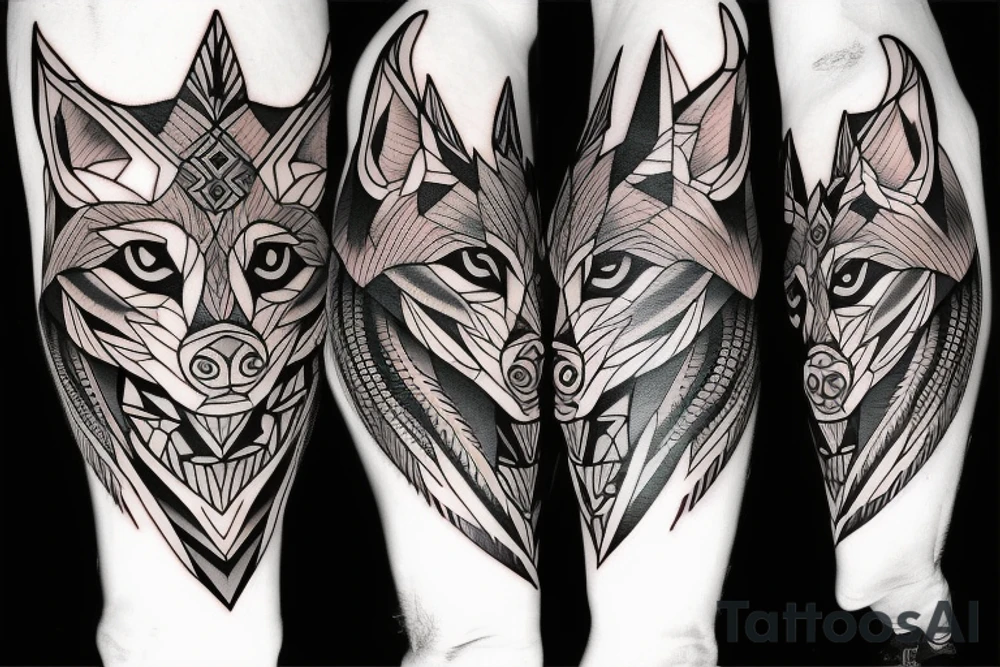 A Wolf tattoo idea