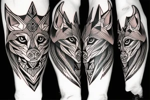 A Wolf tattoo idea
