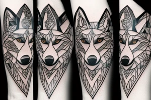 A Wolf tattoo idea