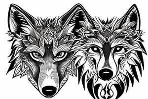 A Wolf tattoo idea