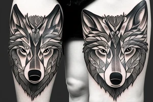 A Wolf tattoo idea
