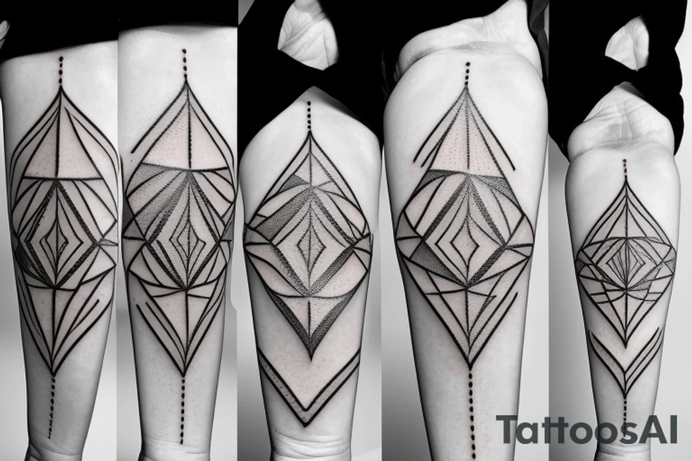 Sand
hourglass geometric 5 cm width tattoo idea