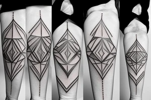 Sand
hourglass geometric 5 cm width tattoo idea