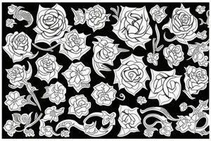 Tudor rose tattoo idea