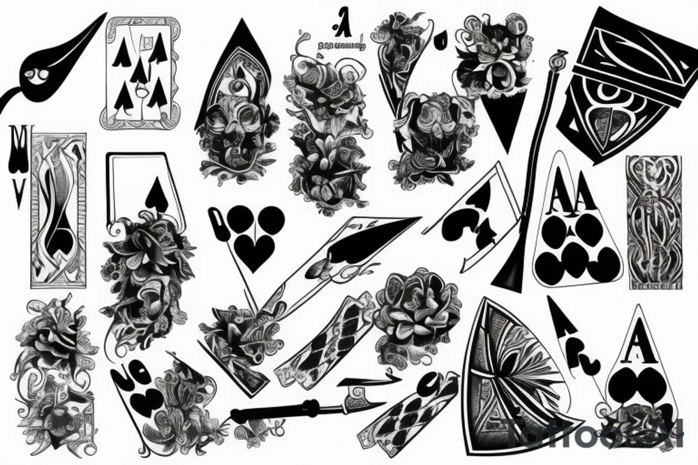 spade 7 tattoo idea