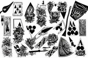 spade 7 tattoo idea