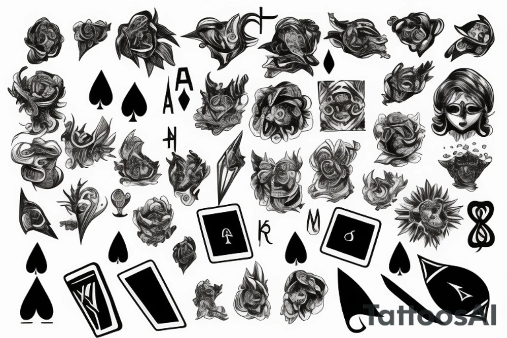 spade 7 tattoo idea