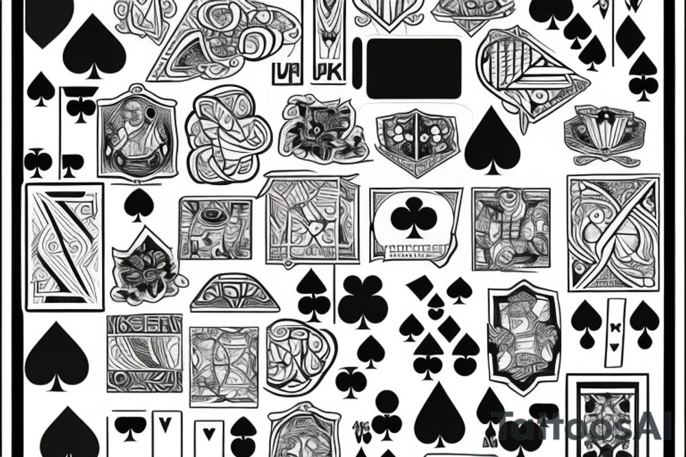 poker tattoo idea