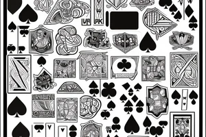 poker tattoo idea