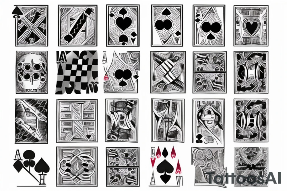 poker tattoo idea
