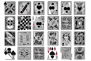 poker tattoo idea