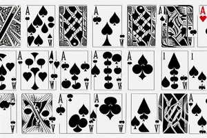 poker spade tattoo idea